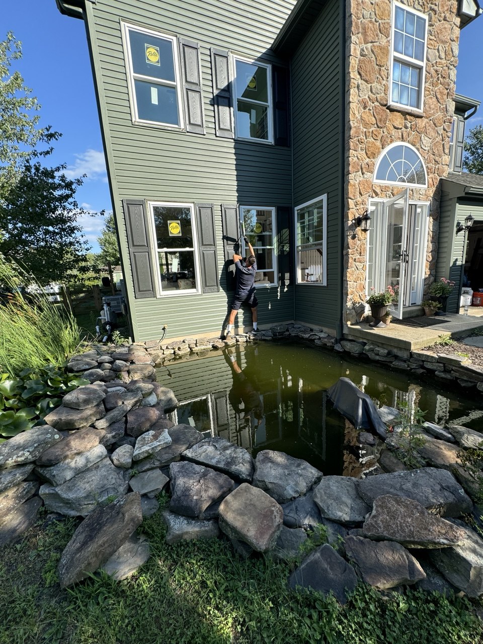 Window installation in progress